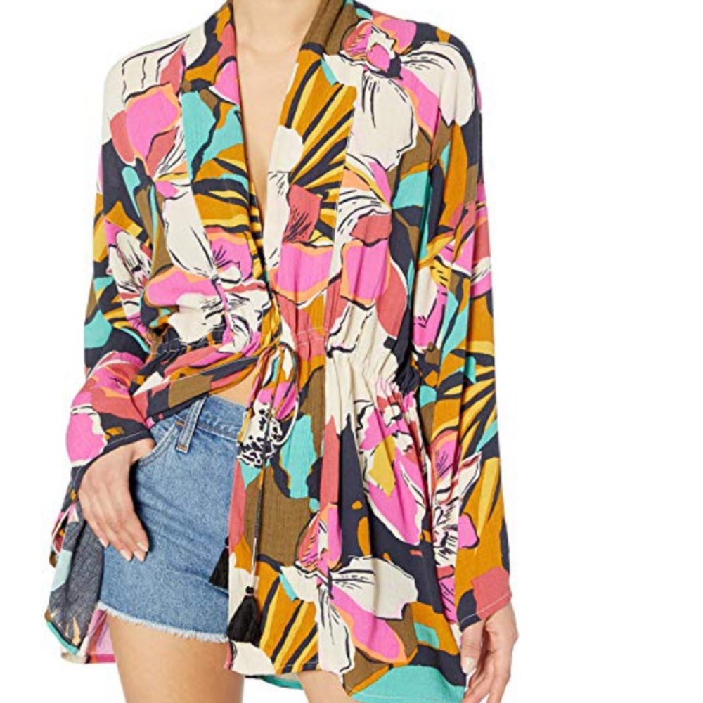 Billabong Sea and Moon kimono